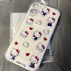 Sale! Sanrio Hello Kitty TPU card holder Phone Case for iPhone 16 plus new